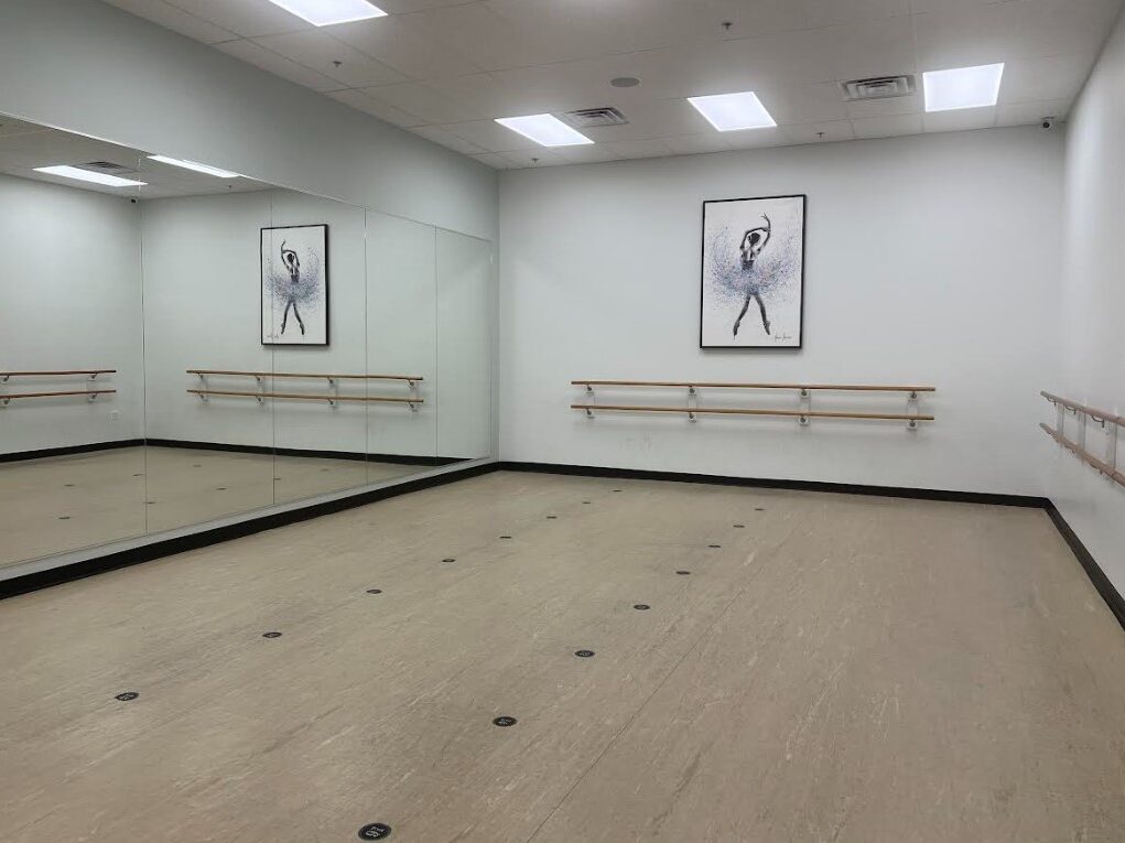 Full-length wall mirrors dance studio nj
