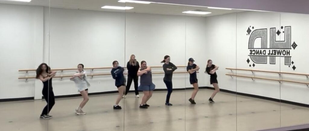 students from a dance school offering hip hop classes in Howell, New Jersey