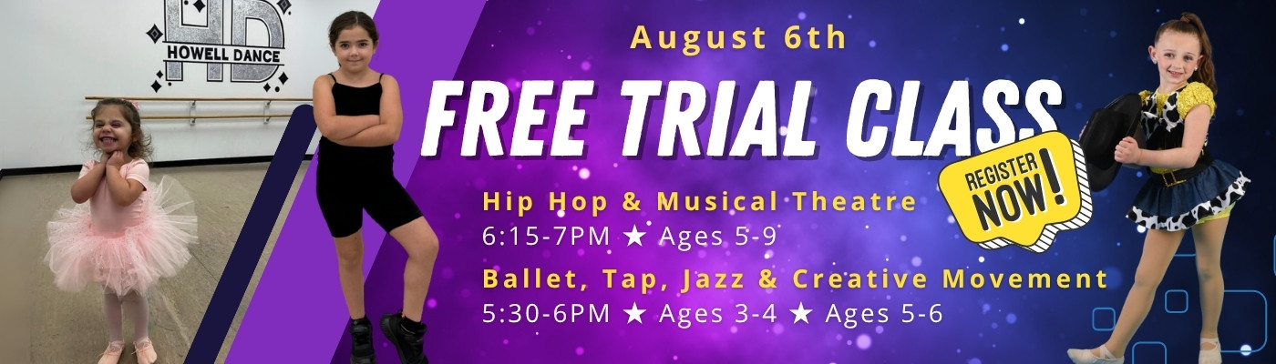 free trial dance class new jersey