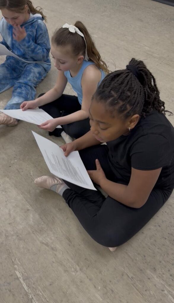 Musical Theater Class students in Howell, New Jersey