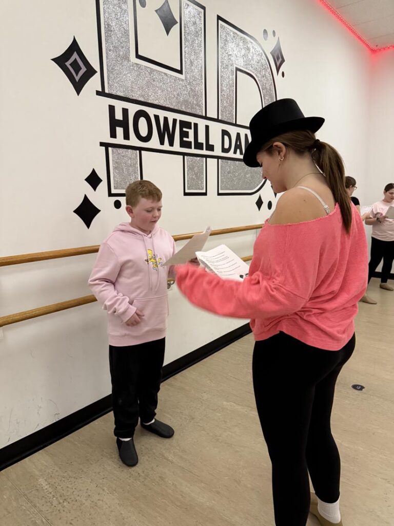 Musical Theater Class students in Howell, New Jersey