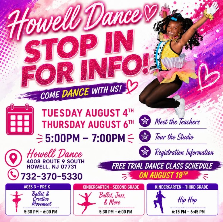 free trial dance class howell dance new jersey