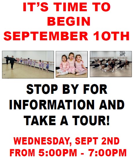 time to register for fall dance classes